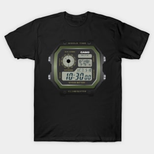 Casio Royale Green Bezel T-Shirt